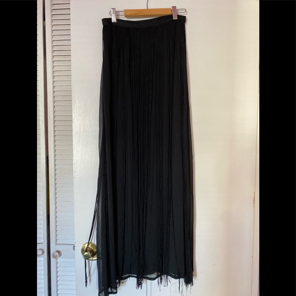 Alice and Olivia fringed dress skirt